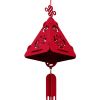 1 Pair Triangle Hanging Decoration Symboling Wealth for Chinese New Year Spring Festival