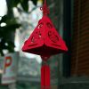 1 Pair Triangle Hanging Decoration Symboling Wealth for Chinese New Year Spring Festival